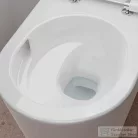 Hansgrohe ELUPURA S perem nélküli függesztett wc soft close ülőkével, Smartclean felülettel, fehér 61186450