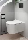 Hansgrohe ELUPURA S perem nélküli függesztett wc soft close ülőkével, Smartclean felülettel, fehér 61186450