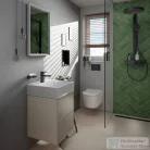 Hansgrohe ELUPURA S perem nélküli függesztett wc soft close ülőkével, Smartclean felülettel, fehér 61186450