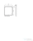 TBoss Floating Mirror Prisma 90*80 tükör LED világítással 612101