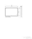 TBoss Floating Mirror Prisma 120*80 tükör LED világítással 613101