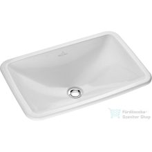   Villeroy & Boch Loop & Friends 60x40,5 beépíthető mosdó túlfolyóval, csaplyuk nélkül 6145 00 01 ( 61450001 )