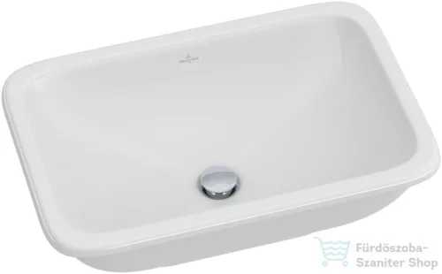 Villeroy & Boch Loop & Friends 60x40,5 beépíthető mosdó túlfolyóval, csaplyuk nélkül 6145 00 01 ( 61450001 )