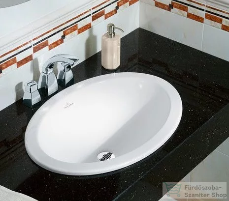 Villeroy & Boch Loop & Friends 66x47 beépíthető mosdó túlfolyóval, csaplyuk nélkül 6155 30 01 ( 61553001 )