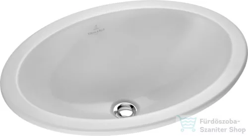 Villeroy & Boch Loop & Friends 66x47 beépíthető mosdó túlfolyóval, csaplyuk nélkül 6155 30 01 ( 61553001 )