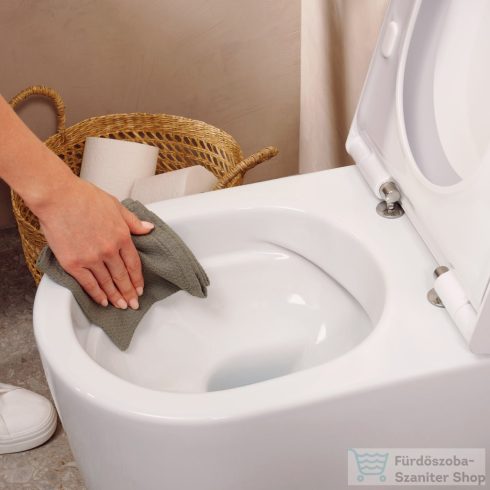 Hansgrohe ELUPURA S perem nélküli monoblokkos wc, HygieneEffect, fehér 62034450