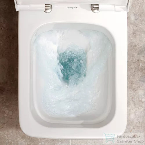 Hansgrohe ELUPURA Q perem nélküli monoblokkos wc, HygieneEffect, fehér 62036450