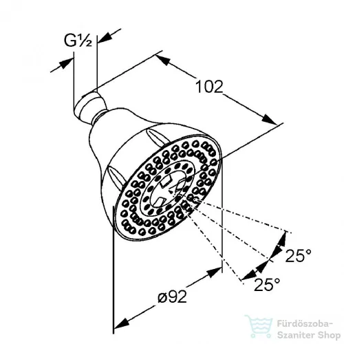 Kludi A-QA fejzuhany NA 15 6239105-00