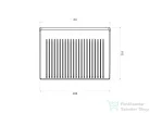 Schock Schock edénycsepegtető szilikon matt fekete 415 x 400 x 9 mm 629188