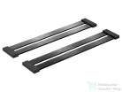 Schock edénycsepegtető 480 x 336 x 12 mm fekete rozsdamentes acél 629724S