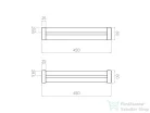 Schock edénycsepegtető 480 x 336 x 12 mm fekete rozsdamentes acél 629724S