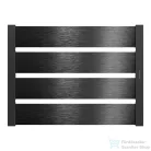 Schock szálcsiszolt fekete rozsdamentes acél edénycsepegtető 480 x 336 x 12 mm 629725S