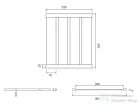 Schock inox edénycsepegtető 392 x 336 x 12 mm, inox 629726EDM