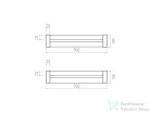 Schock inox edénycsepegtető szett 392 x 80 x 12 mm 629738EDM