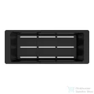Schock perforált műanyag állítható tálka 403/494 x 180 x 89 mm, fekete 629739