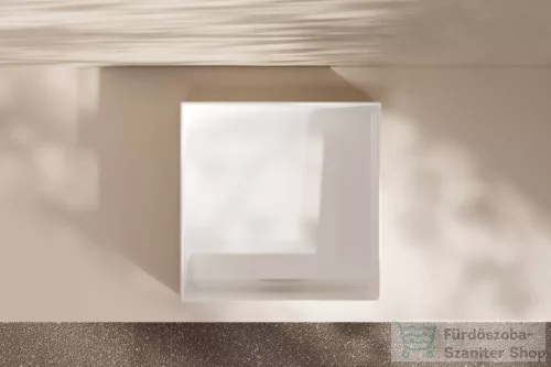 Hansgrohe XUNIVA EVO E 40x40 cm-es pultra ültethető mosdó Smartclean HygieneEffect bevonattal,fehér 63007450