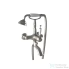 Bugnatese OXFORD Kádcsaptelep szettel, zuhanytartó nélkül, szálcsiszolt nikkel színben 6300NS