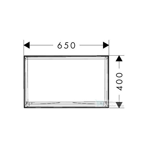 Hansgrohe XUNIVA EVO E 65x40 cm-es pultra ültethető mosdó Smartclean HygieneEffect bevonattal,fehér 63015450