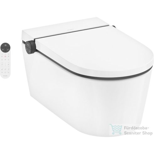 Hansgrohe LAVAPURA Element S bidé funkciós perem nélküli függesztett wc ülőkével, SmartClean, HygieneEffect, fehér 63021450