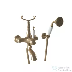   Bugnatese OXFORD Termosztátos kádcsaptelep zuhanyszettel bronz színben 6303BR