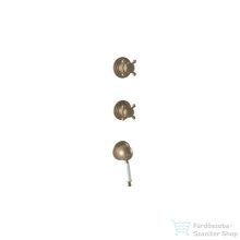   Bugnatese OXFORD 2 utas falsík alatti zuhany csaptelep csempeszeleppel,belső egységgel,matt bronz 6305BO