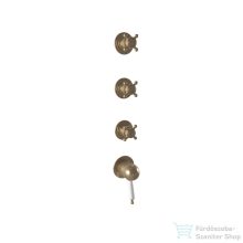   Bugnatese OXFORD Termosztátos fal alatti 3 állású csaptelep bronz színben 6309BR