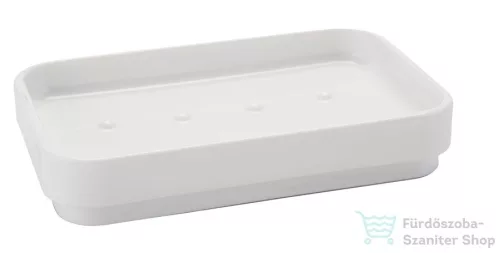 AQUALINE SEVENTY szappantartó, termoplast/fehér (631122)