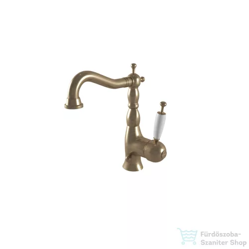 Bugnatese OXFORD mosdó csaptelep, leeresztő nélkül, bronz 6313SBR