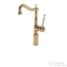   Bugnatese OXFORD magasított mosdó csaptelep leeresztő nélkül,sárgaréz 6317SON