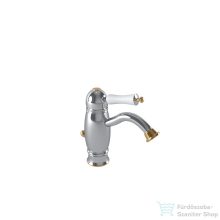   Bugnatese OXFORD alacsony bidet csaptelep automata leeresztővel,króm/arany 6319CRDO