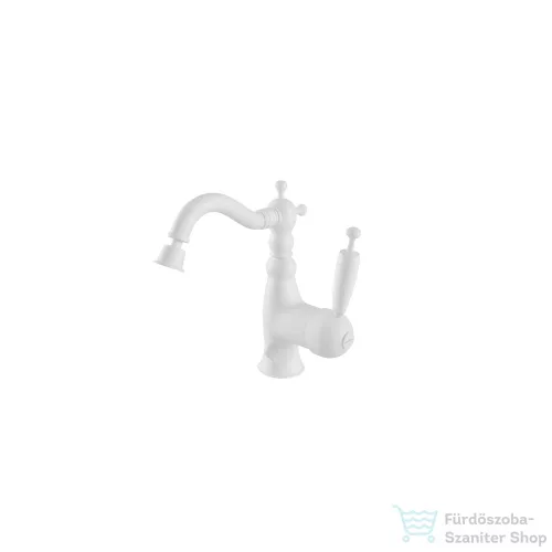Bugnatese OXFORD Bidet csaptelep leeresztővel matt fehér színben 6323BI