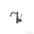 Bugnatese OXFORD Bidet csaptelep leeresztővel matt fekete színben 6323NE