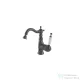Bugnatese OXFORD Bidet csaptelep leeresztővel matt fekete színben 6323NE