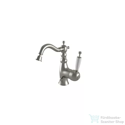 Bugnatese OXFORD Bidet csaptelep leeresztővel szálcsiszolt nikkel színben 6323NS