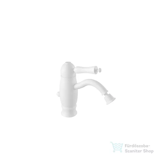 Bugnatese OXFORD Alacsony bidet csaptelep leeresztővel, matt fehér színben 6325BI