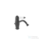 Bugnatese OXFORD Alacsony bidet csaptelep leeresztővel, matt fekete színben 6325NE