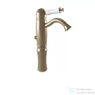 Bugnatese OXFORD magasított mosdó csaptelep, automata leeresztővel, bronz 6327BR