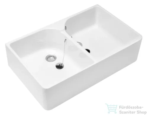 Villeroy & Boch O.Novo 79,5x51cm-es kétrészes mosogatómedence 6331 00 01 ( 63310001 )
