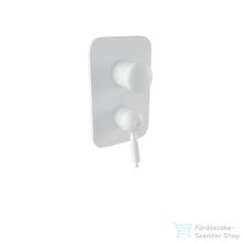   Bugnatese OXFORD falsík alatti 4 utas zuhanycsaptelep matt fehér színben 6332BI