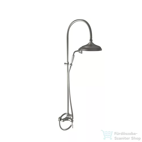 Bugnatese OXFORD zuhanyrendszer 20 cm-es fejzuhannyal,zuhanyszettel,szálcsiszolt nikkel 6336CNS