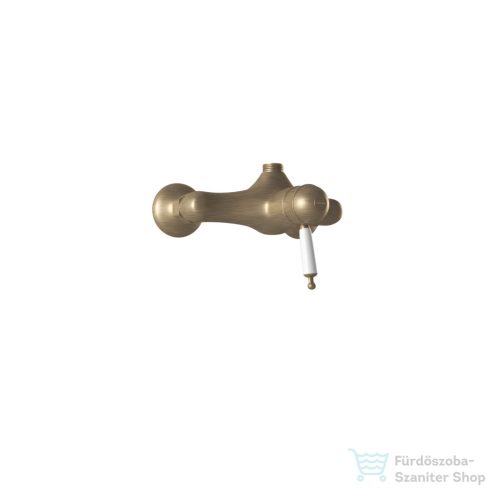 Bugnatese OXFORD termosztátos zuhany csaptelep 3/4-es felső csatlakozással rúdhoz,matt bronz 6337BO