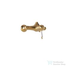   Bugnatese OXFORD termosztátos zuhany csaptelep 3/4-es felső csatlakozással rúdhoz,arany 6337DO