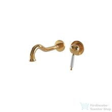   Bugnatese OXFORD Fali mosdócsaptelep 19 cm-es kifolyóval arany színben, leeresztő nélkül,  6345DO