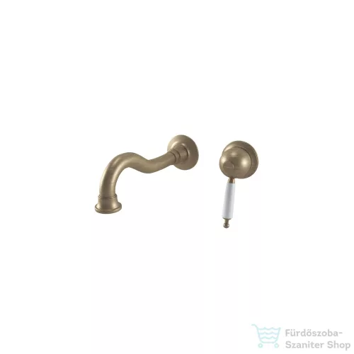Bugnatese OXFORD falsík alatti mosdócsaptelep 19 cm-es kifolyóval,click-clack leeresztővel,matt bronz 6345SCBO