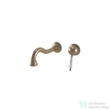   Bugnatese OXFORD falsík alatti mosdócsaptelep 19 cm-es kifolyóval,click-clack leeresztővel,bronz 6345SCBR