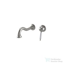   Bugnatese OXFORD falsík alatti mosdócsaptelep 19 cm-es kifolyóval,click-clack leeresztővel,szálcsiszolt nikkel 6345SCNS