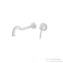   Bugnatese OXFORD Fali mosdócsaptelep 23 cm-es kifolyóval matt fehér színben 6346BI