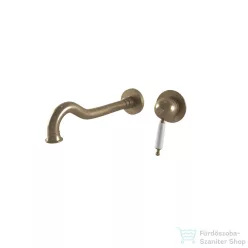   Bugnatese OXFORD Fali mosdócsaptelep 23 cm-es kifolyóval bronz színben, leeresztő nélkül,  6346BR