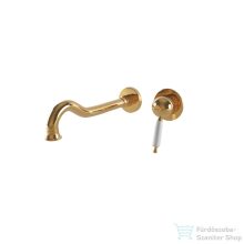   Bugnatese OXFORD Fali mosdócsaptelep 23 cm-es kifolyóval arany színben, leeresztő nélkül,  6346DO