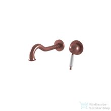   Bugnatese OXFORD Fali mosdócsaptelep 23 cm-es kifolyóval réz színben, leeresztő nélkül,  6346RA